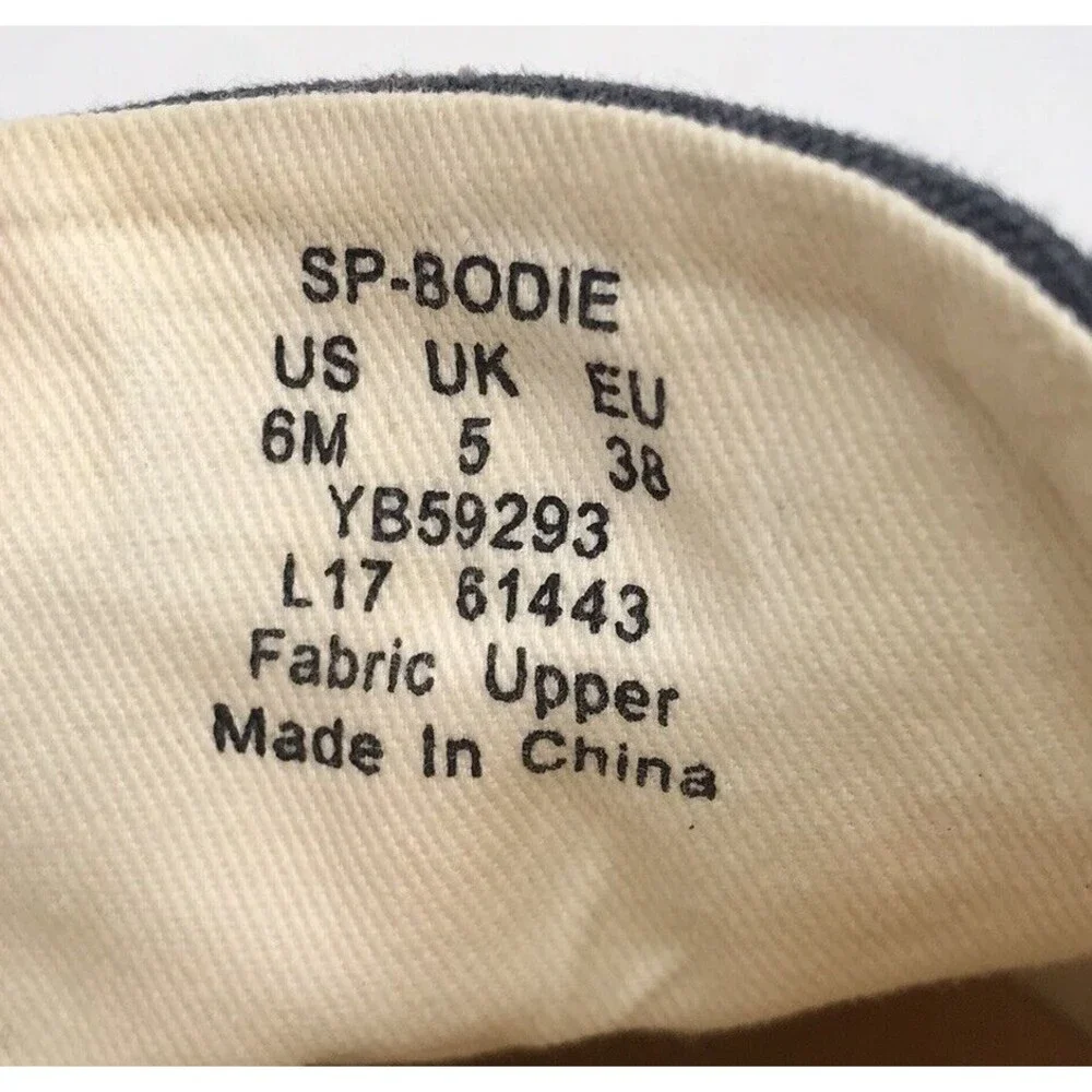Sperry Top Sider  Bodie Boat or Deck Shoes Men's 6M Lace Up Blue Canvas Sneaker
